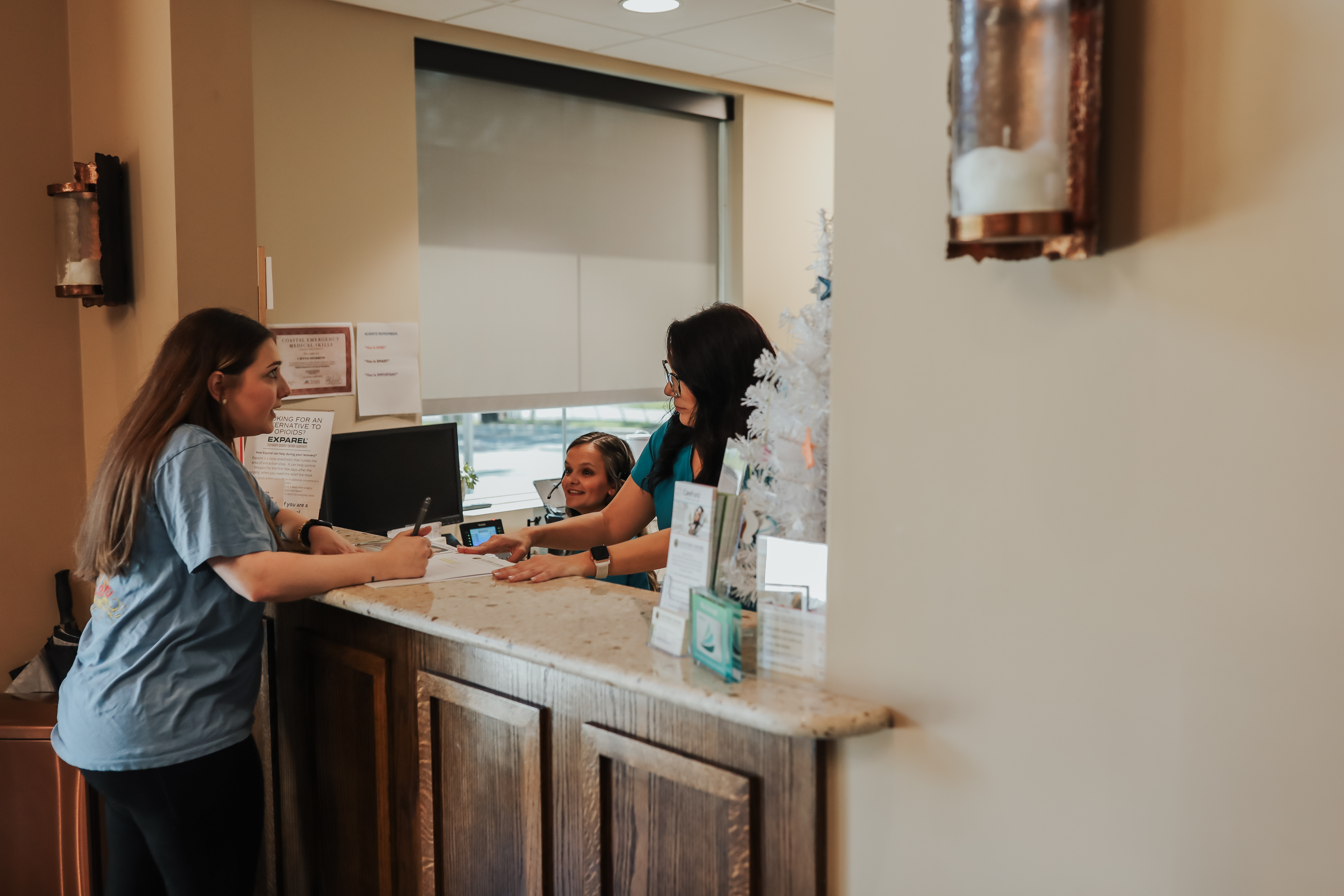 post care tooth exposure